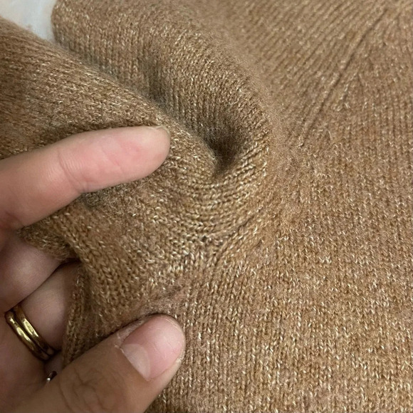 Loft Wool Blend Mock Neck Pullover Long Sleeve Sweater Women’s Size Small Petite - Picture 6 of 10